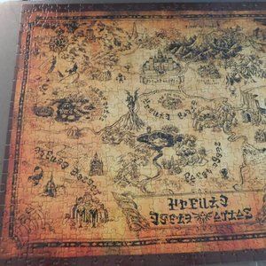 Legend of Zelda Collector's Edition Puzzle Hyrule Map 550 Pieces 18x24 USAopoly